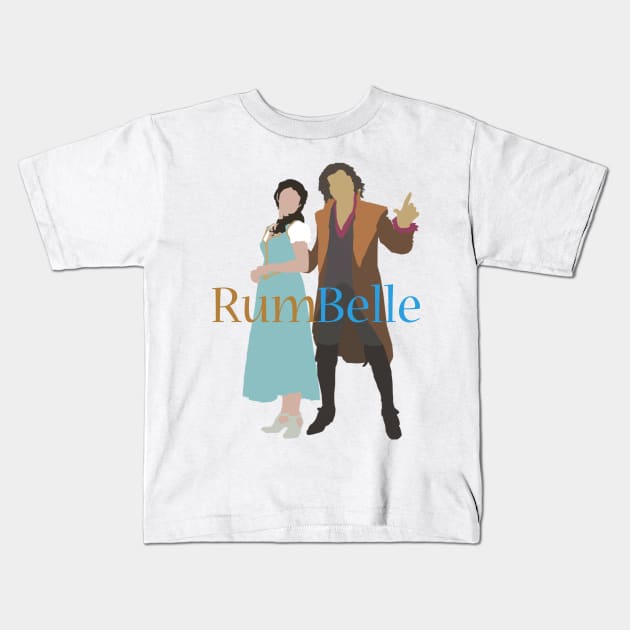 Rumbelle - Once Upon a Time Kids T-Shirt by eevylynn